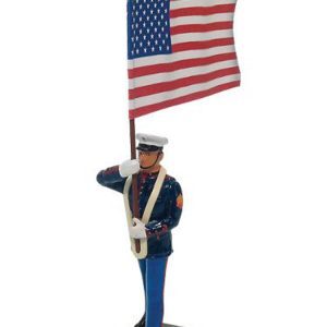 United States Marine Corps Standard Bearer US Flag