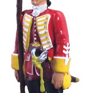 Sottufficiale britannico del 35ø Rgt di Fanteria, 1754-63