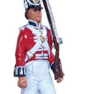 The Coldstream Regiment of Foot Guards Enlisted Men Marching at Shoulder Arms Napoleonic Wars - 1815 - Gloss Finish