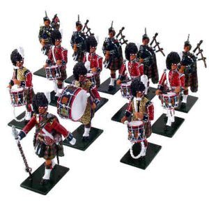 The Pipes and Drums of the 1st Bn. Queen's Own Cameron Highlanders (79th) - Gloss Finish