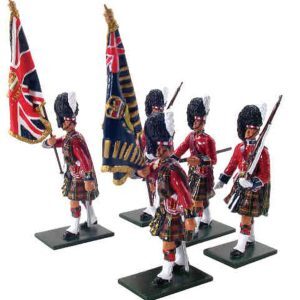Colour Party of the 1st Bn. Queen's Own Cameron Highlanders (79th) - Gloss Finish