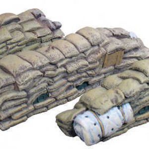 WWI/WWII Sandbag Sections - Matt Finish
