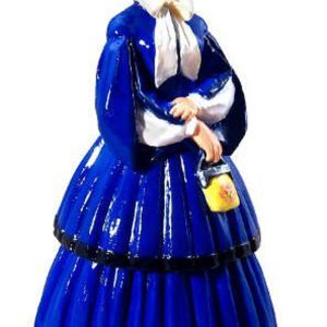 Clara in Afternoon Dress with Pagoda Sleeves 1858-1864