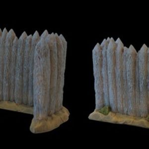 U-Shaped Stockade Wall 28cm x 13cm x 16cm