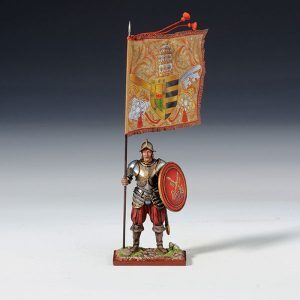 Borgia Era Papal Guard w/Flag