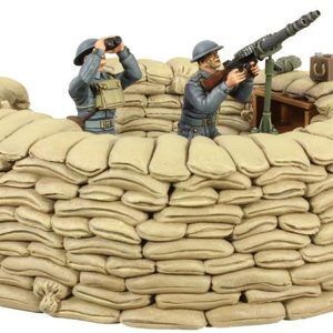 RAF Lewis Gunner, Spotter & Sand Bag Emplacement - 5 Piece Set   (Limited Edition of 400 Sets)