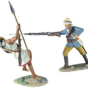 Throw Point - British Camel Corps at Throw Point Connecting with Mahdist Hand-to-Hand Set - 2 Piece Set  (Limited Edition of 350 Sets)
