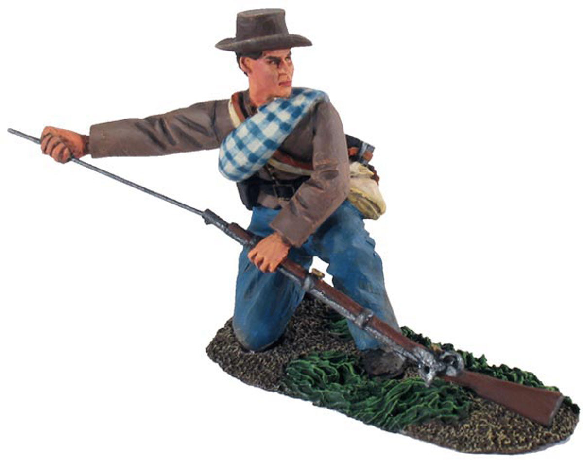 Confederate Infantry Kneeling Ramming No.1