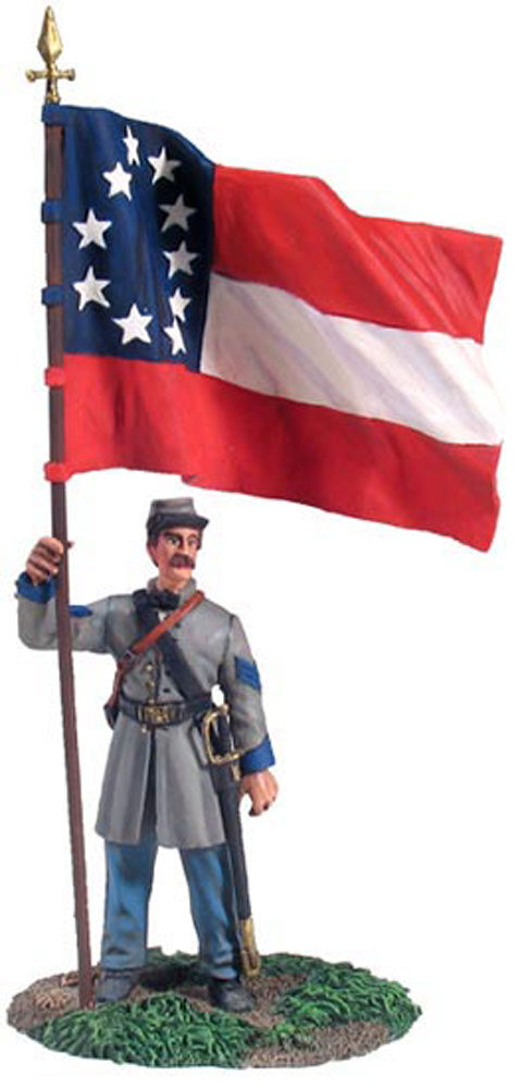 Confederate Infantry Color Sergeant At Rest No.1