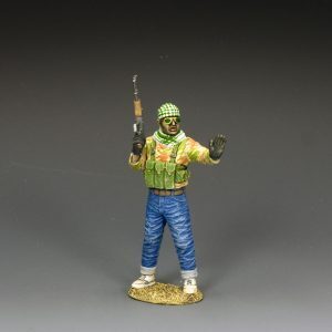 Mogadishu Militiaman Shouting HALT!