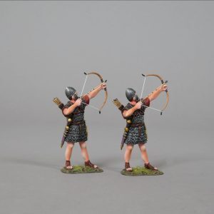 Archers firing upwards