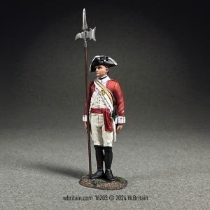 16203 - British 43rd Regiment of Foot, Sergeant with Halberd, 1780