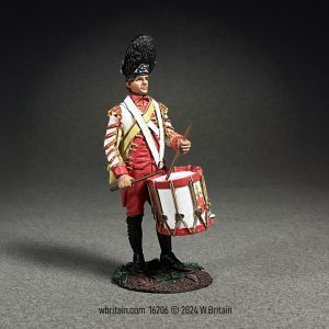 16206 - British 43rd Regiment of Foot Drummer Standing, 1780