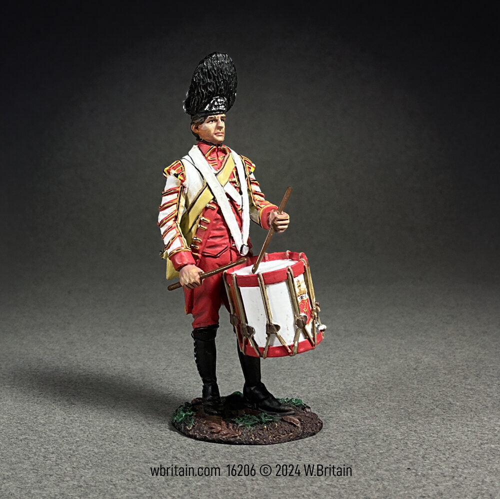 16206 - British 43rd Regiment of Foot Drummer Standing, 1780