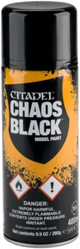 CHAOS BLACK SPRAY PAINT (UK/ROW)