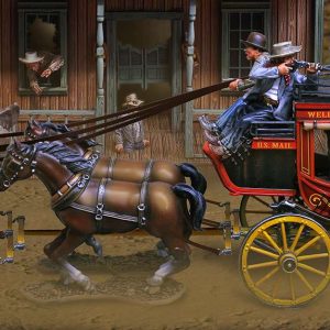 Wells Fargo 4 Horse Stagecoach Complete Special