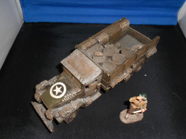 GMC cargo truck Military Policeman