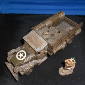 GMC cargo truck Military Policeman
