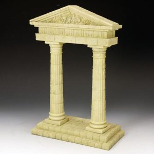 Rovine dell'ingresso del tempio greco