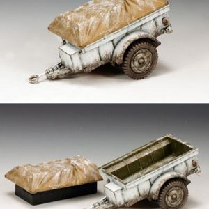 Rimorchio della jeep con rifornimenti