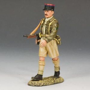 NCO della legione straniera francese in marcia Tommy Gun