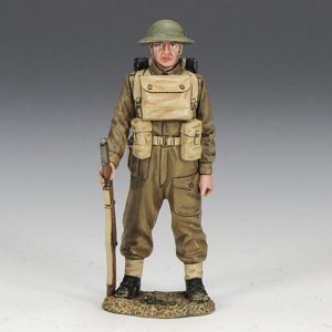 Soldato di fanteria britannica in guardia