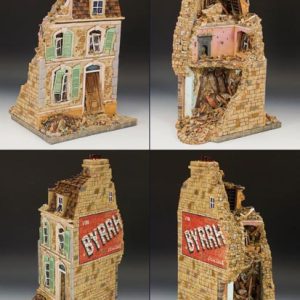 Casa francese distrutta utilizzabile sia per la prima che per la seconda guerra mondiale