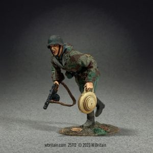 WWII - German Panzerknacker Running with Teller Mine