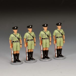 A Set of 4 x At Attention Constables