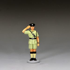 RHKP Saluting Inspector At Attention