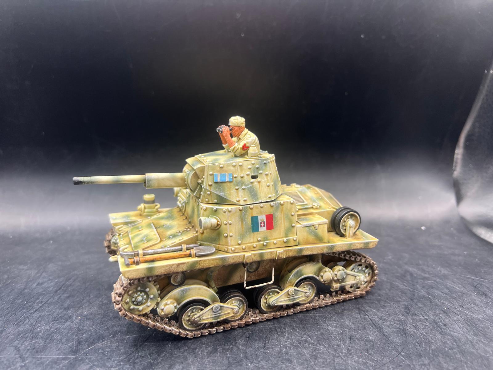carro armato leggero italiano : L6/40 (versione mimetica) in resina