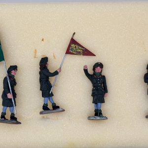 Corpo Ausiliarie con gagliardetti saf - X° MAS