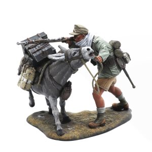 DAK047 Das Deutsche Afrika Korps Firing Over Donkey
