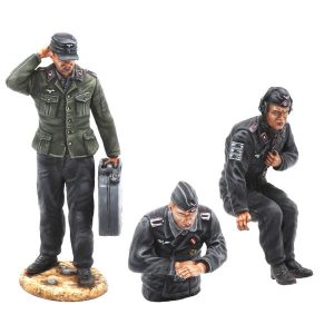 TC017 German Panther Tank Crew - 3 Figure Set