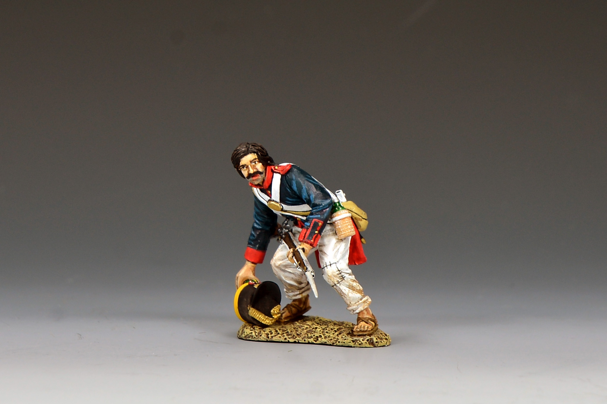 S.A.A. Soldier Reaching For His Shako