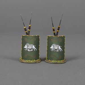 Roman Shields Comprises 2 shields Green Shield
