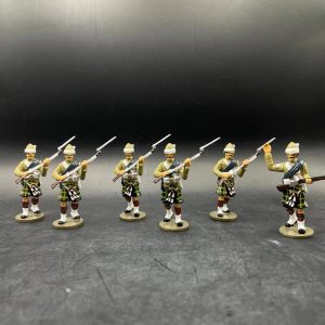 Frontline Figures, n. G.H.5: Gordon Highlanders, 92nd. Patrol, with N.C.O.