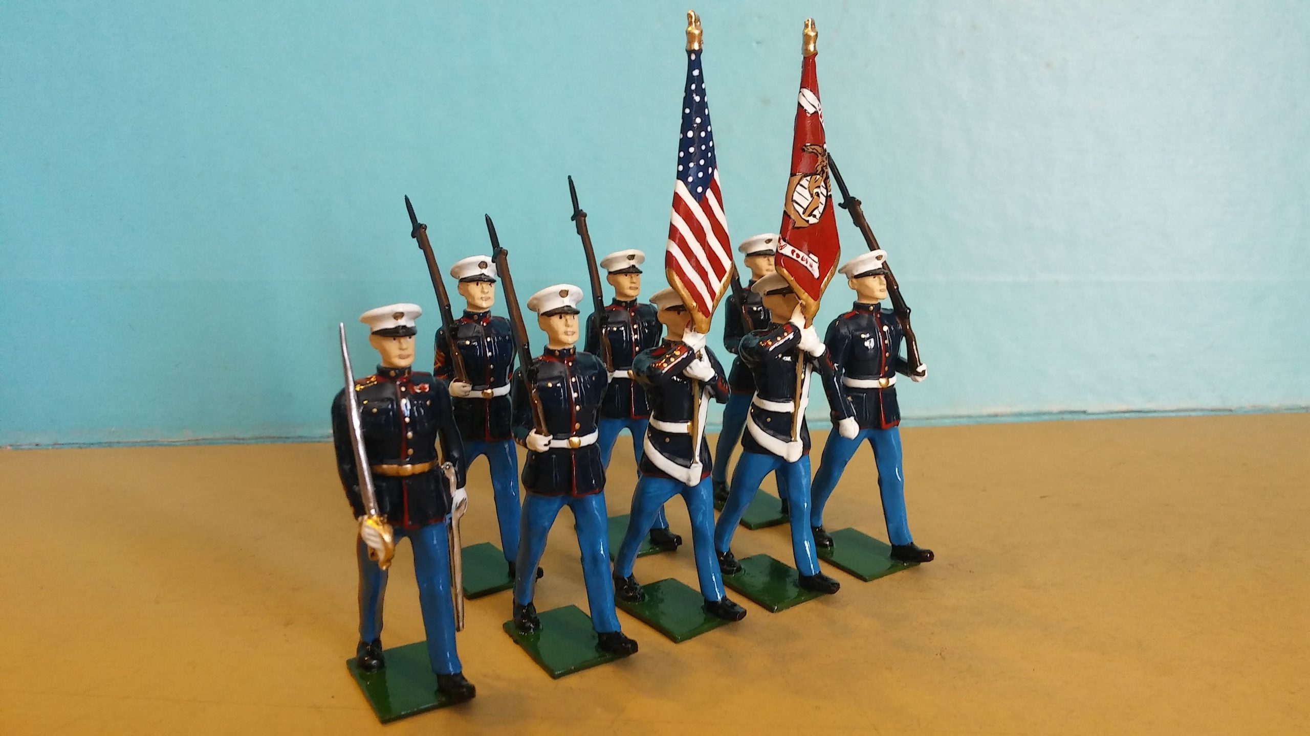Corpo dei Marines in sfilata - U. S. A.