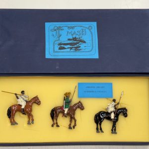 Soldatini italiani, guerrieri abissini a cavallo 1886/1897