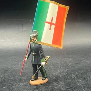 Antonini prototipo ufficiale piemontese con tricolore