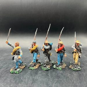 Collector's Showcase: 5 confederati guerra civile americana in marcia
