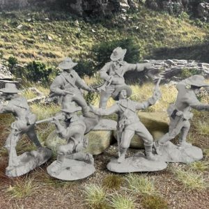 12 soldati di cavalleria americana GREY