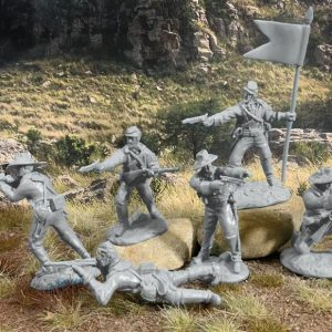 12 soldati di cavalleria americana GREY