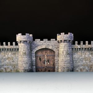 The Castle Facade Backdrop (Newly Amended)