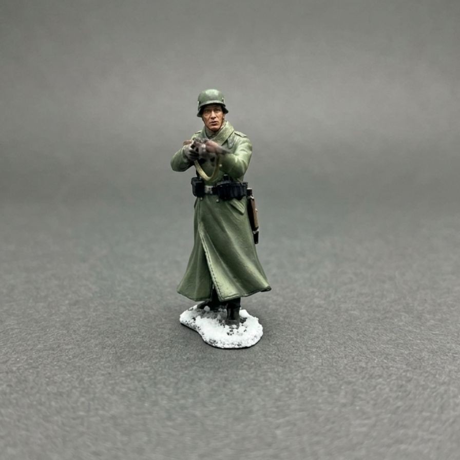 SS198B SS soldier pointing rifle