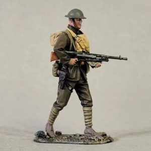U.S. Marine Advancing with Chauchat, Belleau Wood, 1918