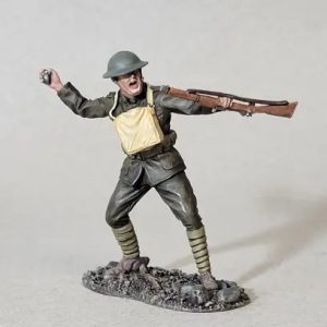 U.S. Marine Standing Throwing Grenade, Belleau Wood, 1918