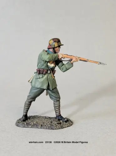 German Infantryman Standing Firing G98, 1916-18